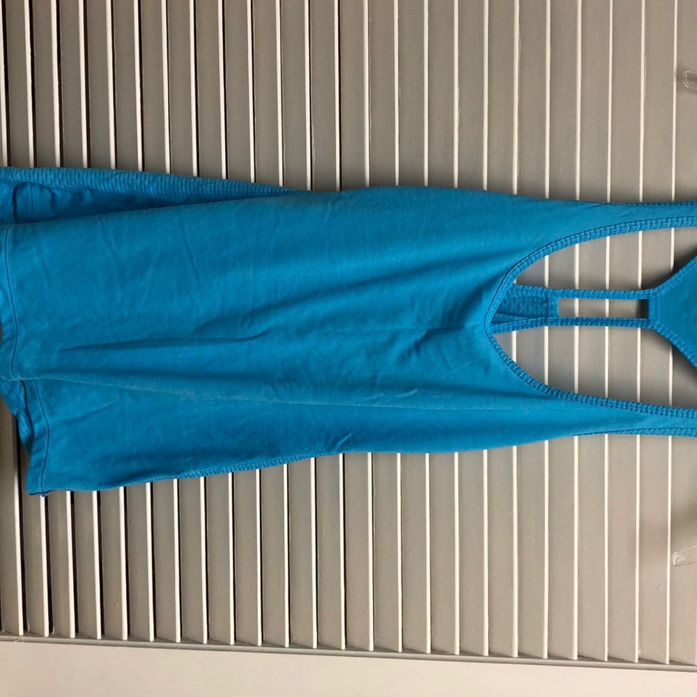 Blue tank top